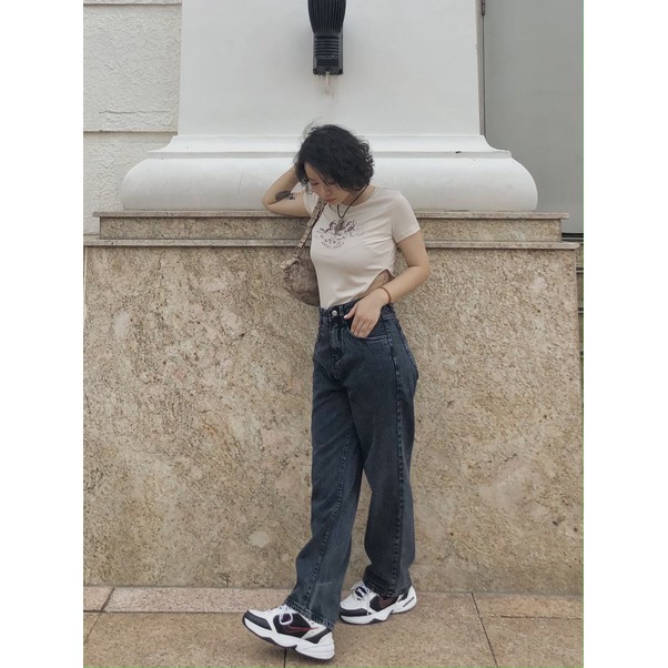 Quần FF DARK WASH BAGGY JEANS | BigBuy360 - bigbuy360.vn