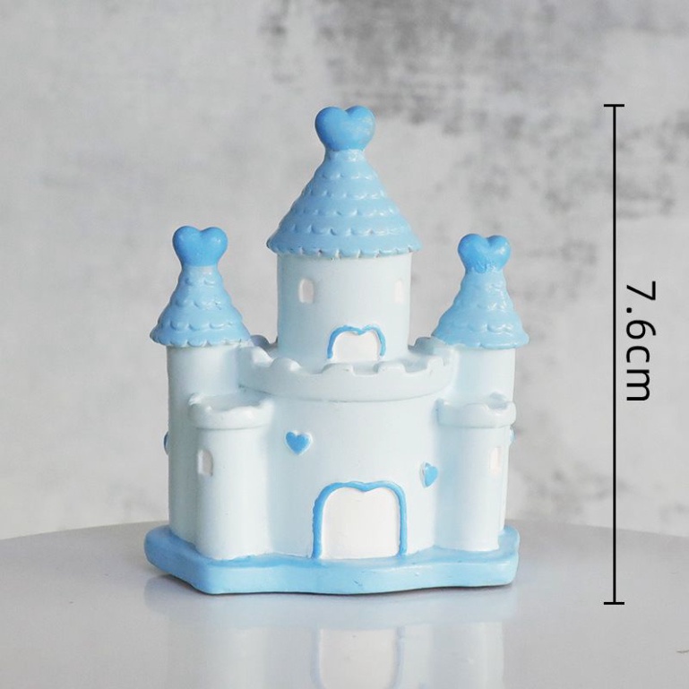 phụ kiện bánh kem [FREESHIP] Lâu đài trang trí bánh kem sinh nhật cho bé