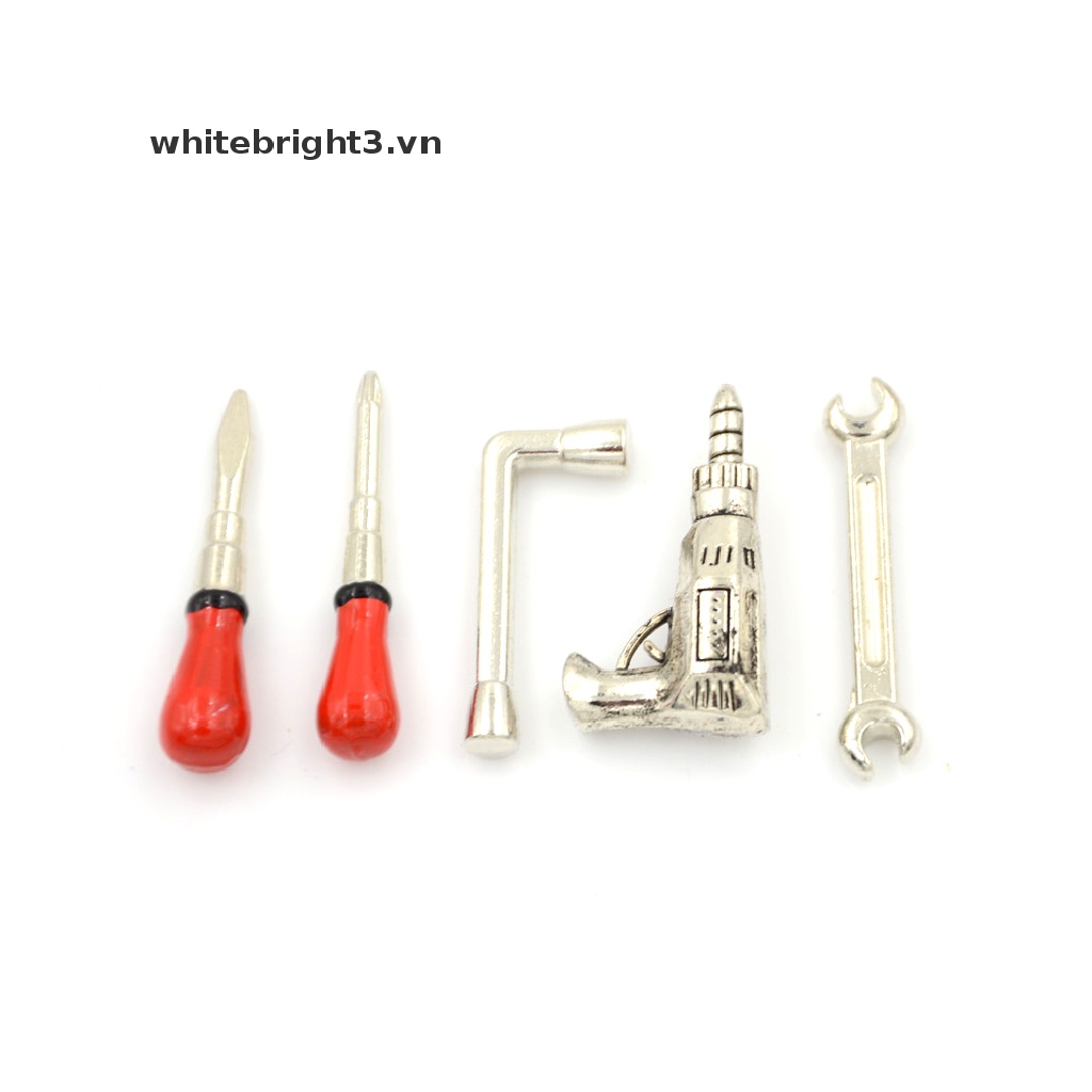 Set 5 Dụng Cụ Đồ Chơi Bằng Kim Loại 1: 12 Trang Trí Nhà Búp Bê