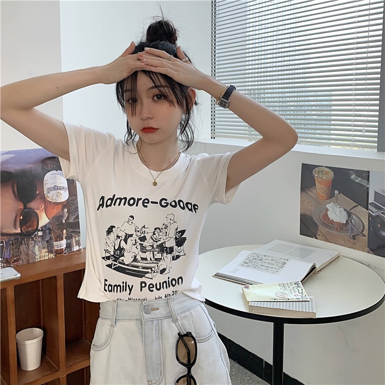 Áo thun croptop nữ, áo croptop ngắn tay thời trang thể thao dạo phố cao cấp đẹp giá rẻ freeship mã AT16