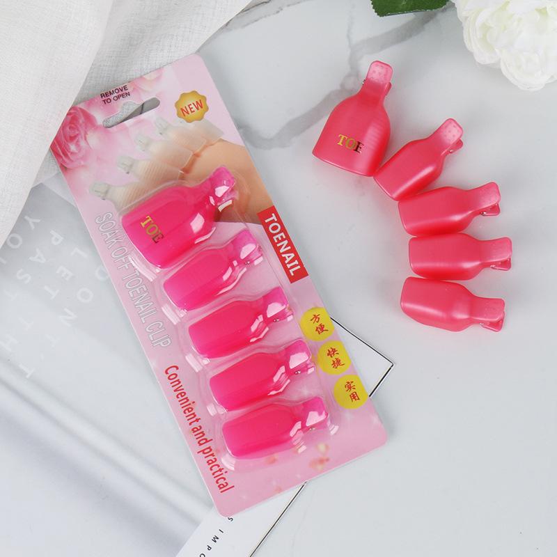 Kẹp ủ phá gel móng chân set 5 cái JELIVA