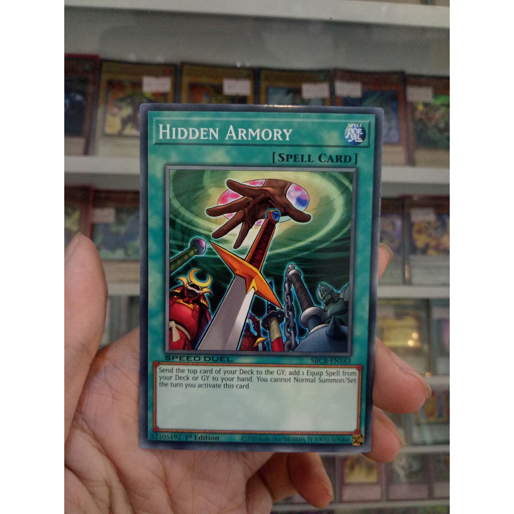 Thẻ Bài Lẻ YugiOh! Mã SBCB-EN163 - Hidden Armory - Common - 1st Edition
