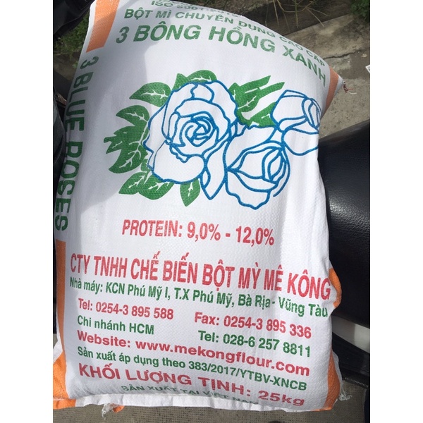 bột mì chuyên dụng cao cấp 3 bông hồng xanh