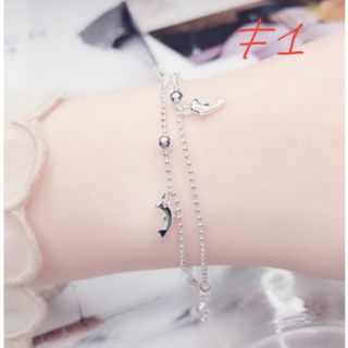 FREESHIPTỪ 50K lắc tay lắc  bạc đẹp 6 mẫu (tặng vòng tay chỉ đỏ may mắn)