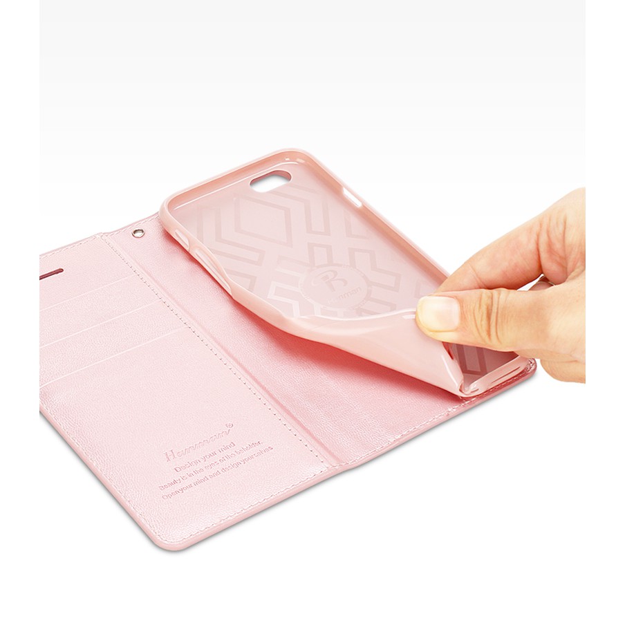 Bao da iPhone 6/ 6S hiệu Hanman (Có kèm dây đeo) | BigBuy360 - bigbuy360.vn