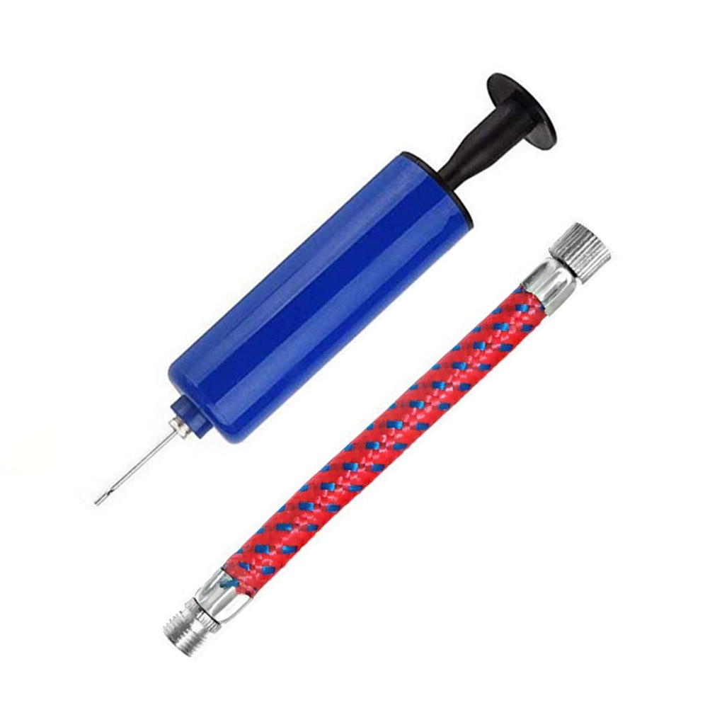 10pcs Ball Pump Set Hand Pump Inflator Portable Ball Inflating Pump Tools with Air Hose
