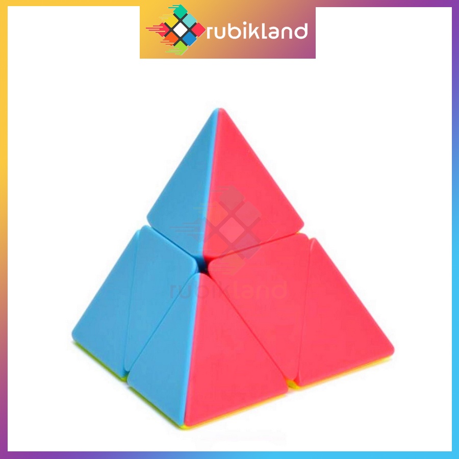 Rubik Tam Giác QiYi Pyramorphix Stickerless Đồ Chơi Trí Tuệ Trẻ Em