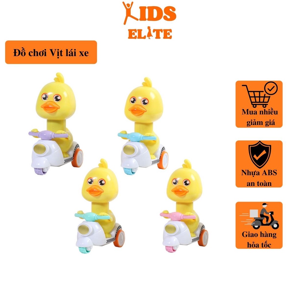 Đồ Chơi Dây Cót Vịt Con Lái Xe ⭐️𝐅𝐑𝐄𝐄 𝐒𝐇𝐈𝐏⭐️ Đồ Chơi Vịt Con Đi Xe Máy Ngộ Nghĩnh, Đáng Yêu, Dễ Chơi, An Toàn, Vui Nhộn