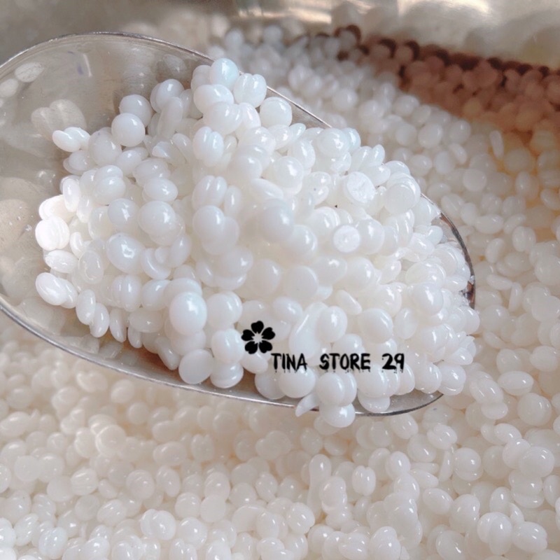 [ Sáp cao cấp siêu bám lông Coconut &amp; Trong suốt] Sáp wax lông nóng Hard wax Beans giúp wax sạch lông , ko bị đau