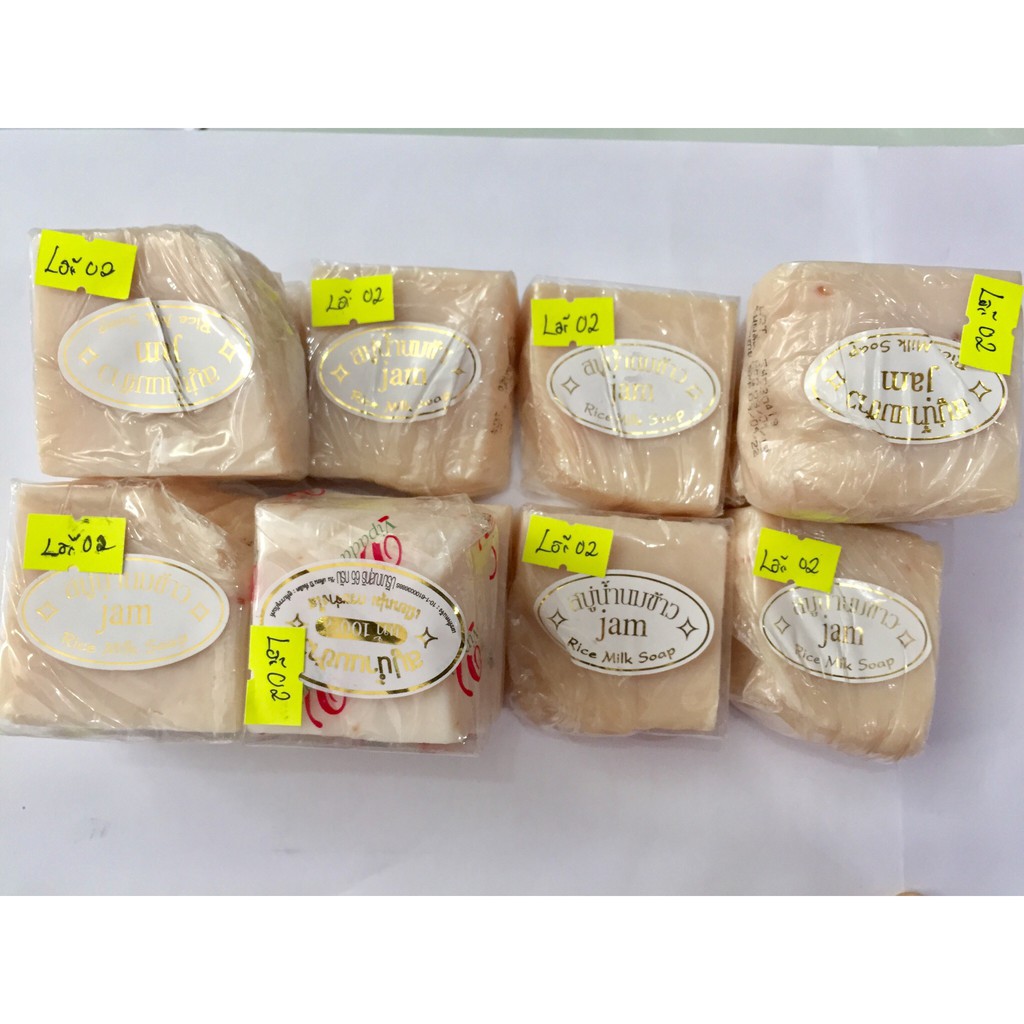 [ Auth Thái ] XÀ PHÒNG CÁM GẠO THÁI LAN JAM RICE MILK SOAP