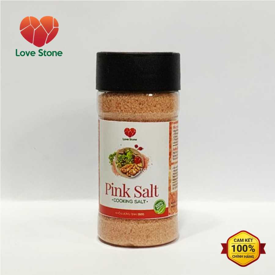 Muối ăn (Pink Salt) Himalaya Love Stone – Theo Tiêu Chuẩn Muối Ăn Bộ Y Tế