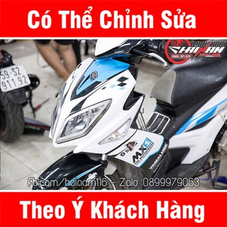 Tem Trùm Nouvo Trắng Xanh Akapovic