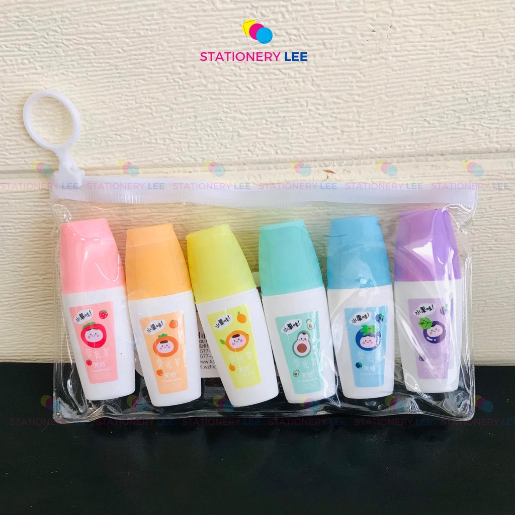 Bút Highlight Pastel Dạ Quang Ghi Nhớ Mẫu Mới 2021 - Dòng Cute Set nhiều Màu