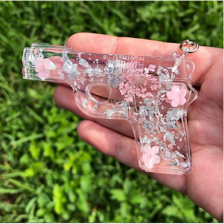 Khuôn nhỏ pistol silicone làm đất sét, đổ resin độc đáo