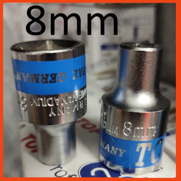 Khẩu / tuýp 8 mm TOP chính hãng, size 1/2 phổ thông, Cty TM&XNK TOP Việt Nam