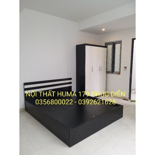 Combo giường 1m6x2m  tủ 1m2x2m