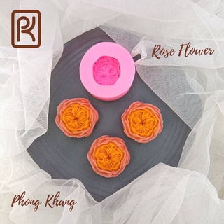 [Ảnh thực tế] Khuôn silicon 4d Phong Khang làm rau câu hoa hồng leo Pháp