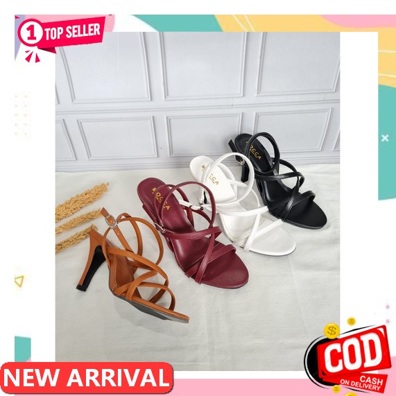 Giày Cao Gót Sapatu F 13 Cao 7Cm Nhập Khẩu Trang Trọng Cho Nữ Tuổi Teen Tokyunn Bgr Abbushoes Kf- 02C