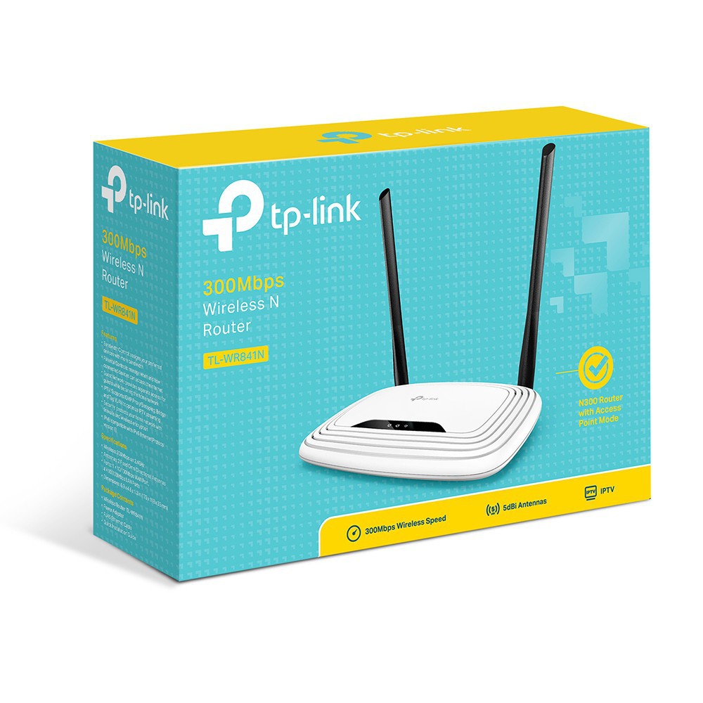 Phát Wifi 841N TPLINK Tốc Độ 300Mbps - Hàng Chính Hãng