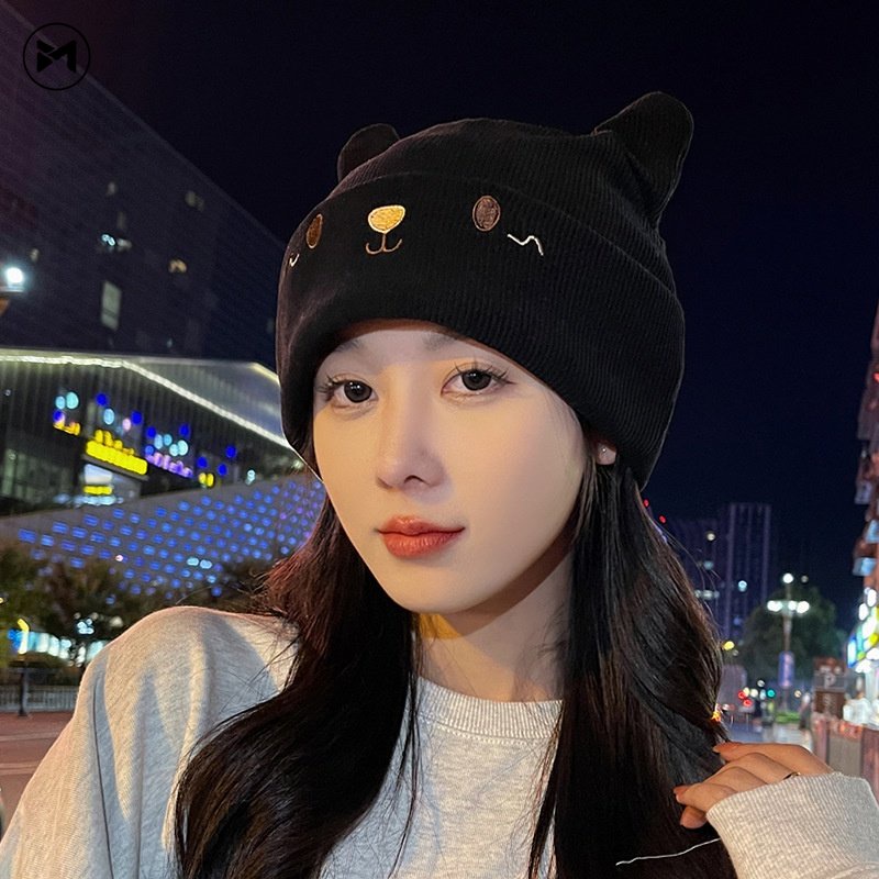 Mũ beanie Đính Tai Thỏ Hoạt Hình Đáng Yêu Thời Trang 2022 Cho Mẹ Và Bé