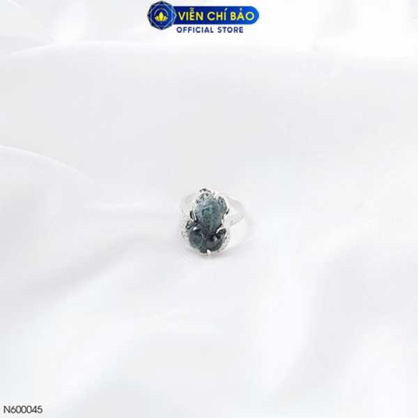 Nhẫn bạc nữ tỳ hưu tóc xanh chất liệu bạc S925 trẻ trung nữ tính Viễn Chí Bảo N600045