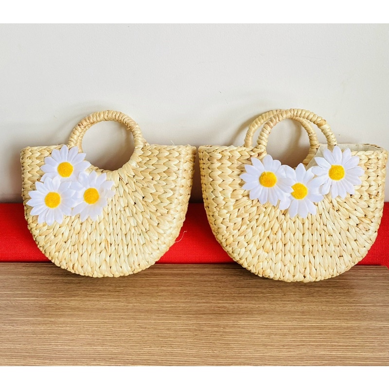 Túi cói - lục bình vintage đi biển thiết kế hàng đẹp SẴN HÀNG( sỉ và lẻ)