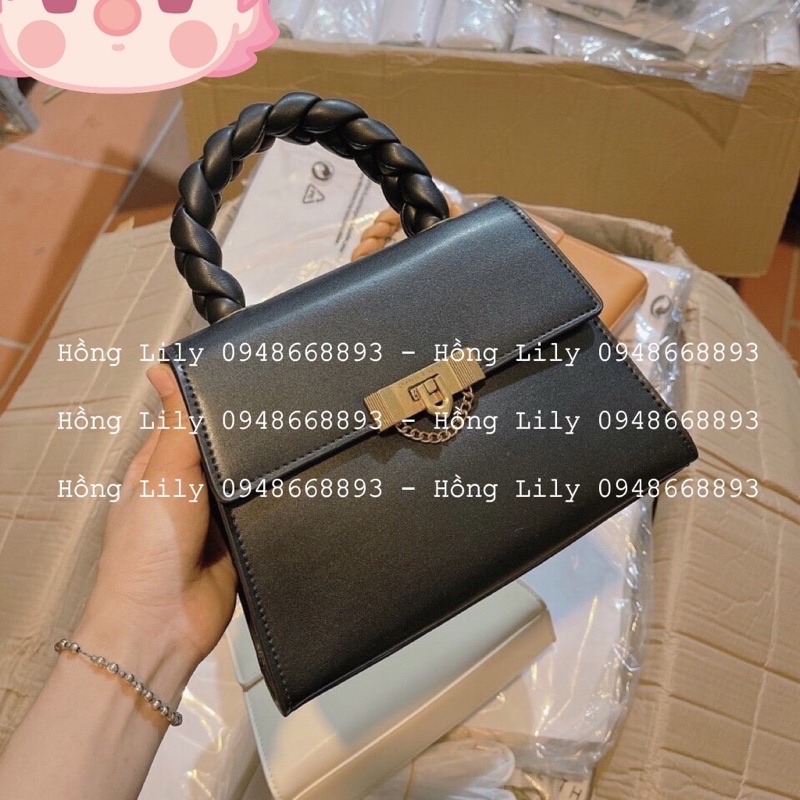 Túi Cnk quai tết da mềm hàng L1T395