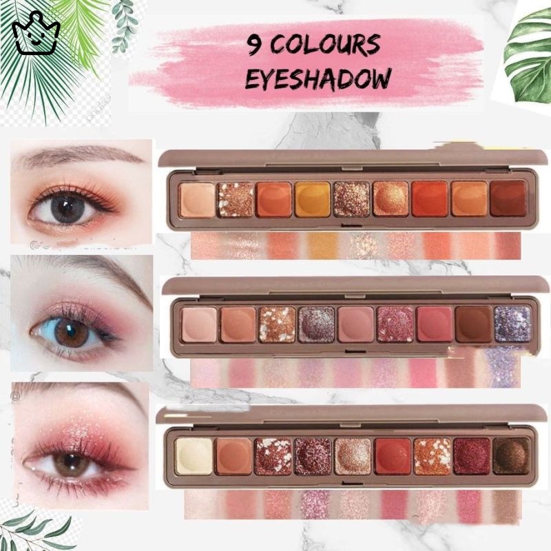 [Hàng mới về] Bảng phấn mắt LAMEILA 9 màu sắc quyến rũ