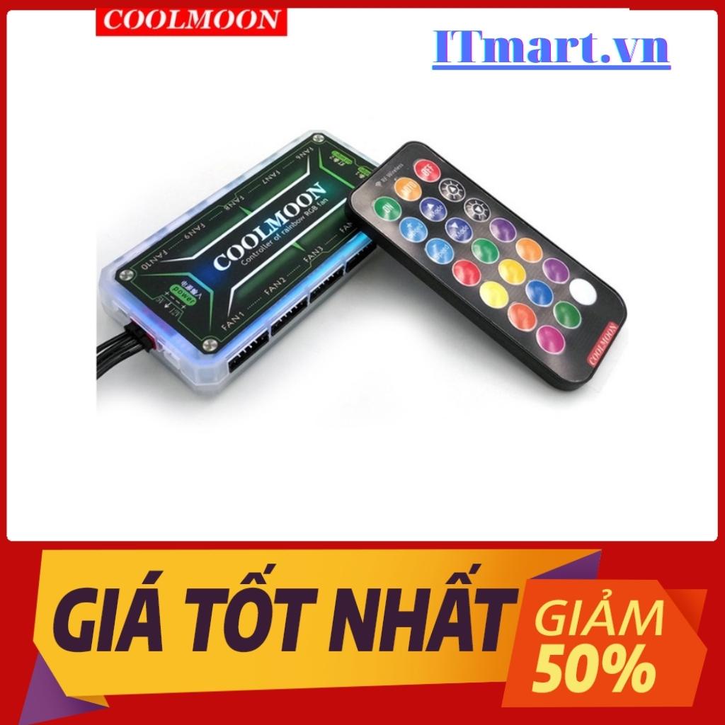 Remote Điều Khiển Hub Fan Led RGB Coolmoon