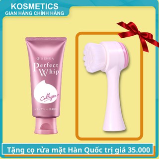 Sữa rửa mặt tạo bọt SENKA Perfect Whip Collagen 120G