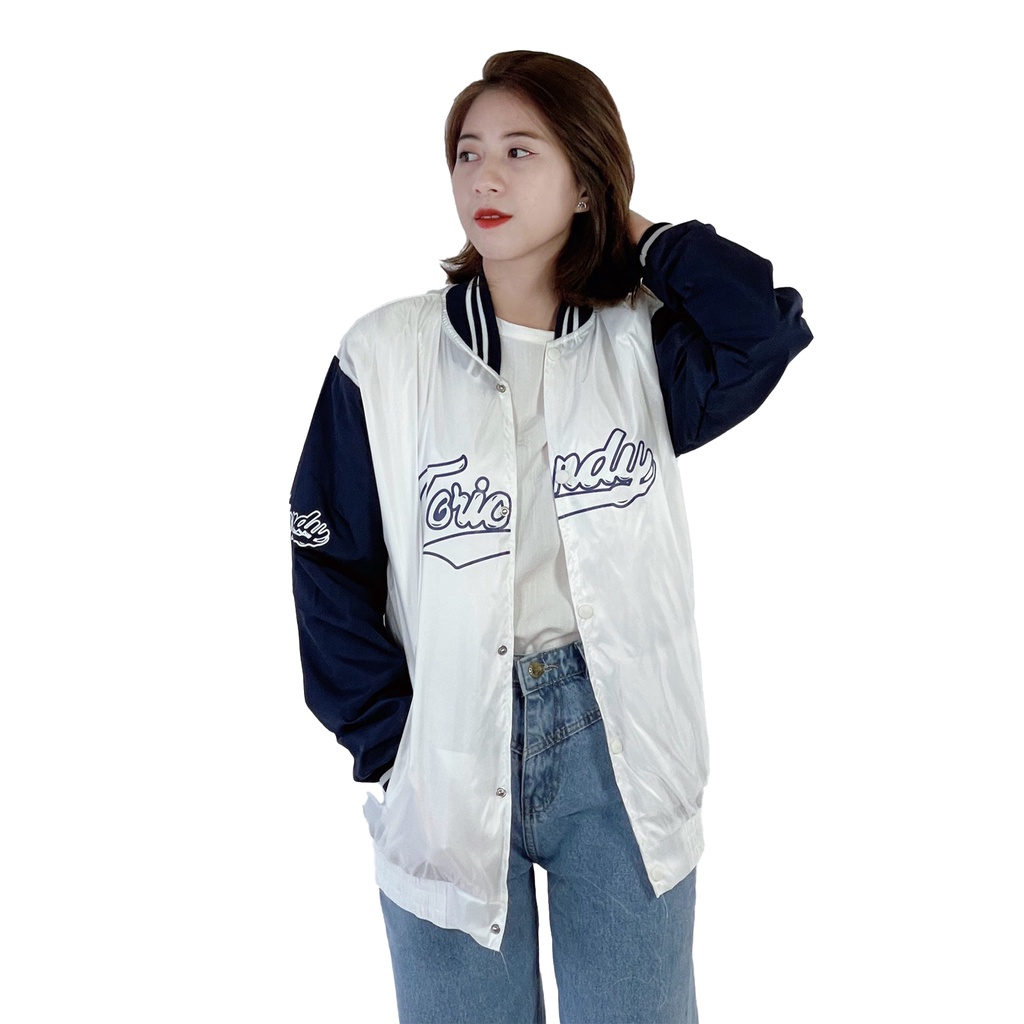 Áo khoác dù bomber nam nữ form rộng 4YOUNG BBLV07