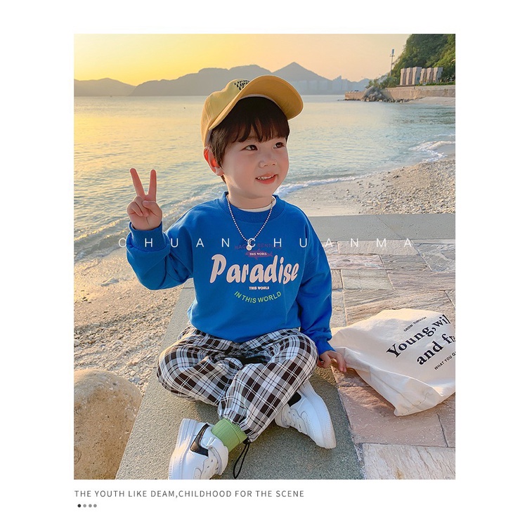 Áo nỉ tàu, áo sweater thu đông cực đáng yêu cho bé trai gái 8-20kg