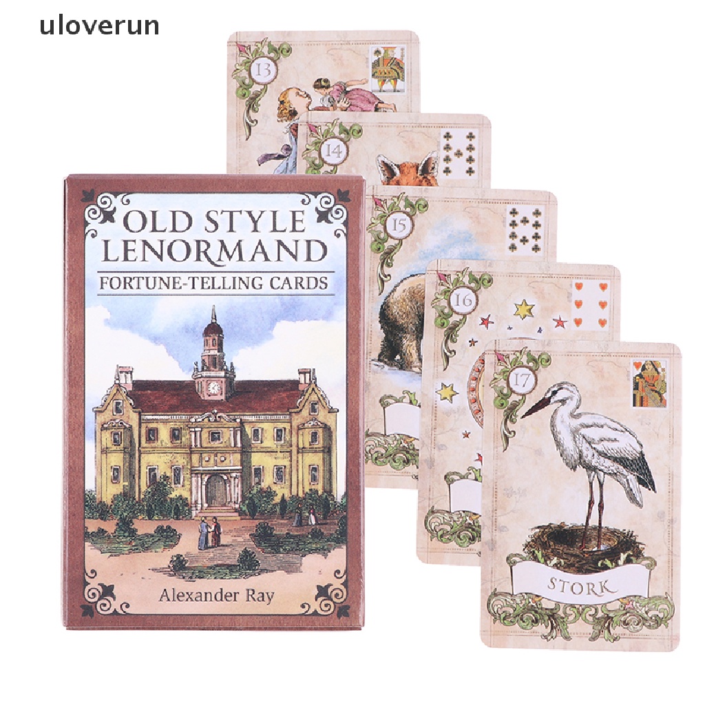 Bộ Thẻ Bài Tarot Lenormand Oracle Phong Cách Cổ Điển
