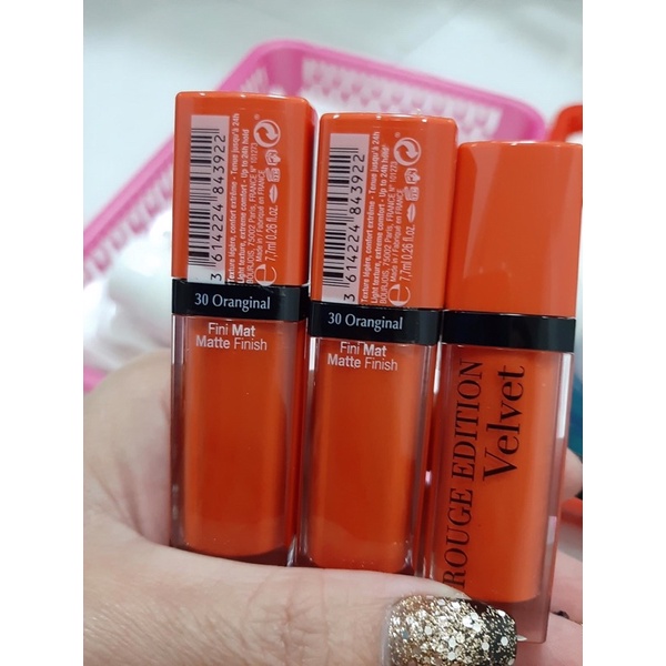 Son kem bourjois velvet 30 cam tươi