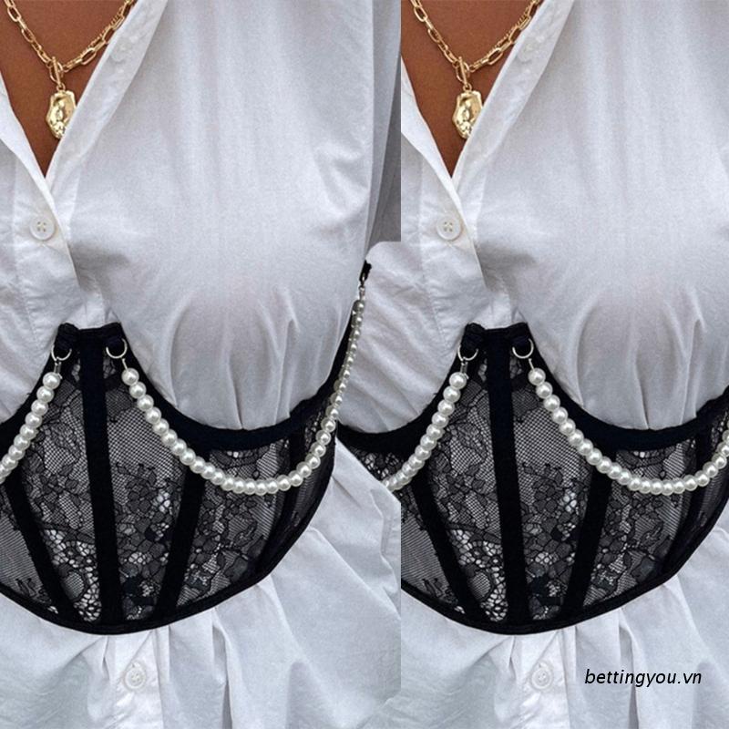♣☽Áo corset định hình dáng thon gọn phong cách cổ điển cho nữ