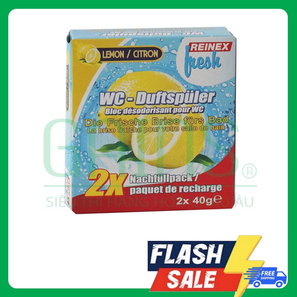 Viên Xả Vệ Sinh Toilet Reinex Fresh 2 X 40Gam