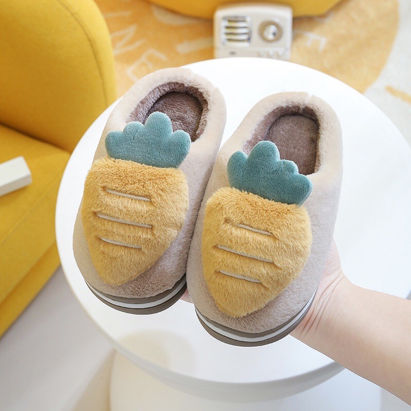 [Độc] Dép bông đi trong nhà cho bé, có size cho bé lớn