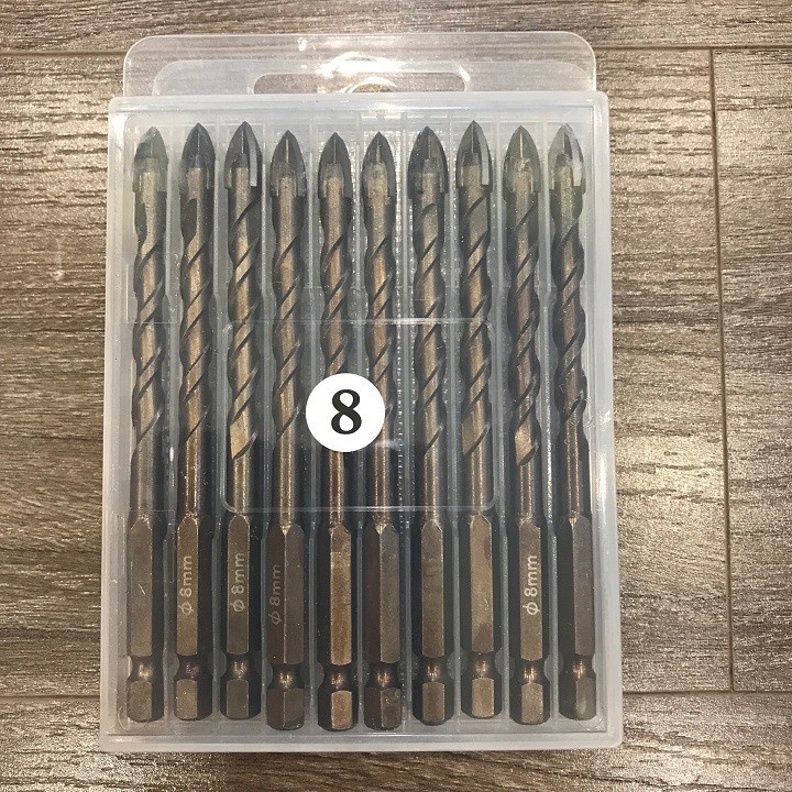 Mũi Khoan Đa Năng 8mm chuôi lục giác - Mũi Khoan Đa Năng 8mm chuôi lục giác
