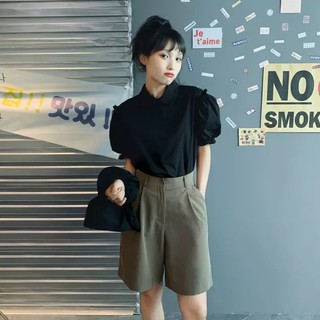 Set sơ mi quần ngố xinh xắn