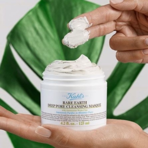 Mặt nạ đất sét Kiehl's se khít lỗ chân lông làm sạch dưỡng trắng da - Kiehl's Rare Earth Deep Pore Cleansing Masque