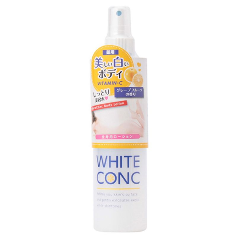 Xịt dưỡng trắng đá toàn thân White conC body Lotion 245ml