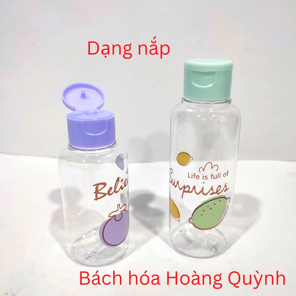 Chai chiết mỹ phẩm   mini thuận tiện du lịch họa tiết xinh xắn .