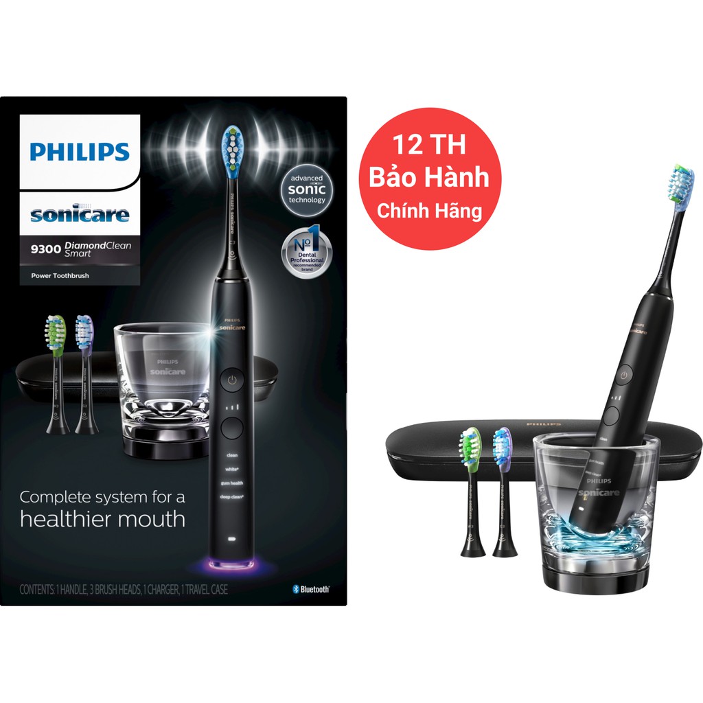 Bàn Chải Điện Philips Sonicare DiamondClean Smart 9300 - Black