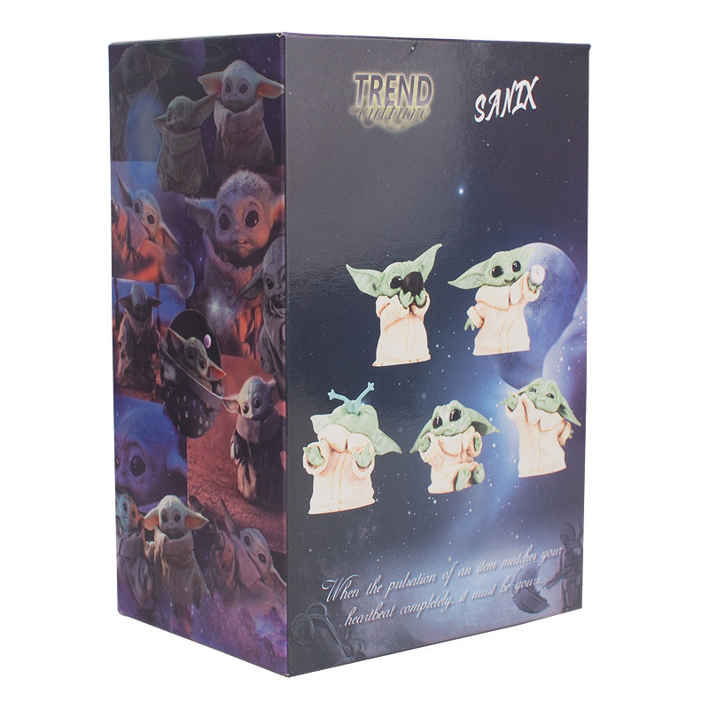 Set 5 Mô Hình Nhân Vật Baby Yoda Phim Star Wars