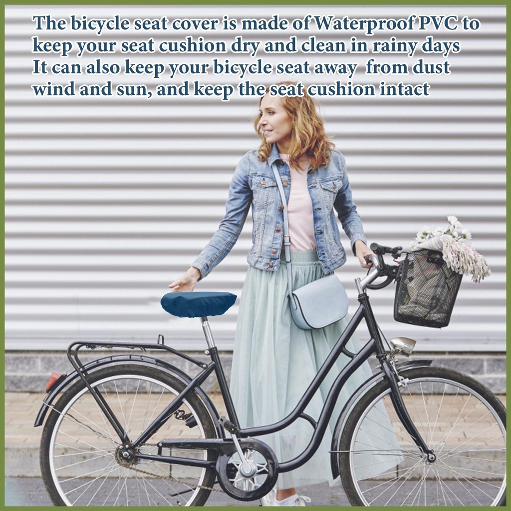 Vỏ Bọc Yên Xe Đạp Có Dây Rút Chống Thấm Nước Cho Nữ