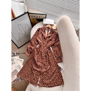 ĐẦM HOA CỔ VEST