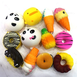 hàng bao chất Combo 10 Squishy dễ thương , mềm bóp đã