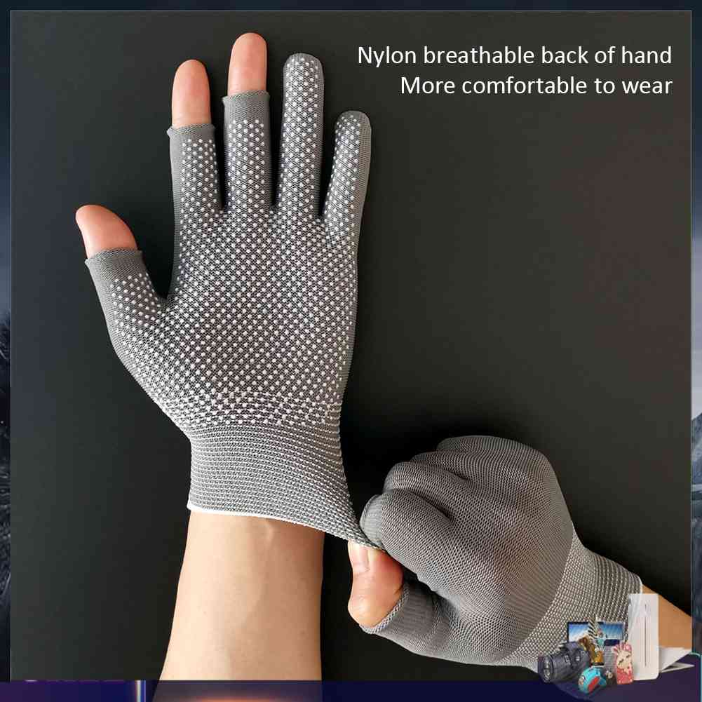 Găng Tay Câu Cá 3 Ngón Chống Nắng Chống Trượt