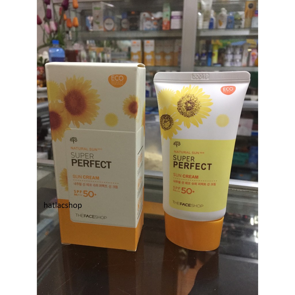 Kem Chống Nắng Super Perfect Sun Cream SPF50+ Hàn Quốc 50ml