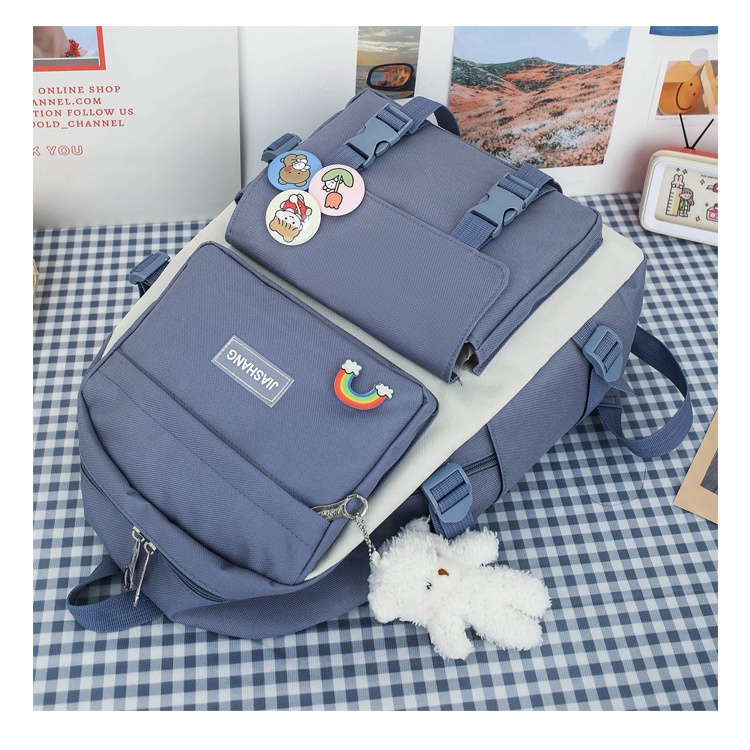 Balo nữ đi học thời trang Ulzzang Hàn Quốc, cặp sách đẹp hàng cao cấp dễ thương balo đựng laptop